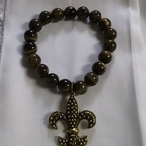 Customize football team bracelet